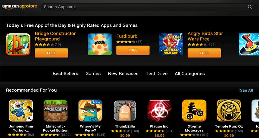 Amazon App Store Launched