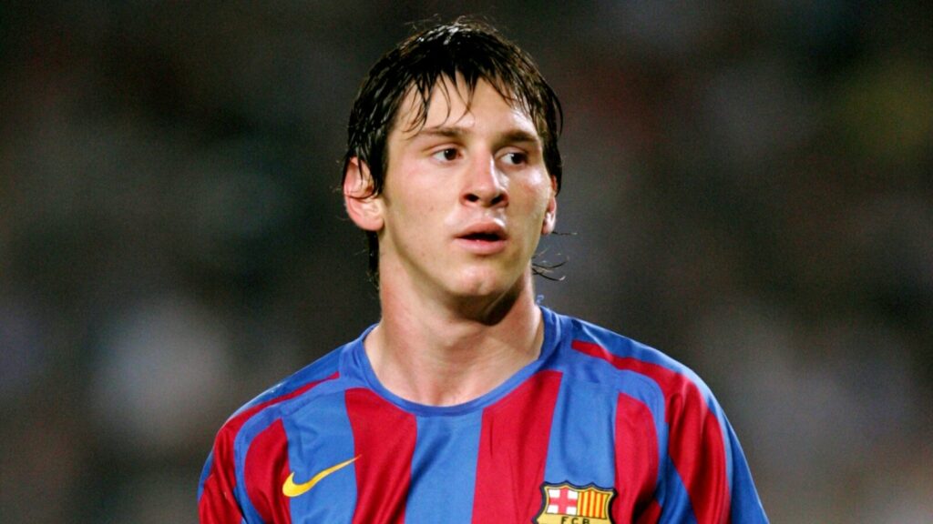 First appearance in an official match