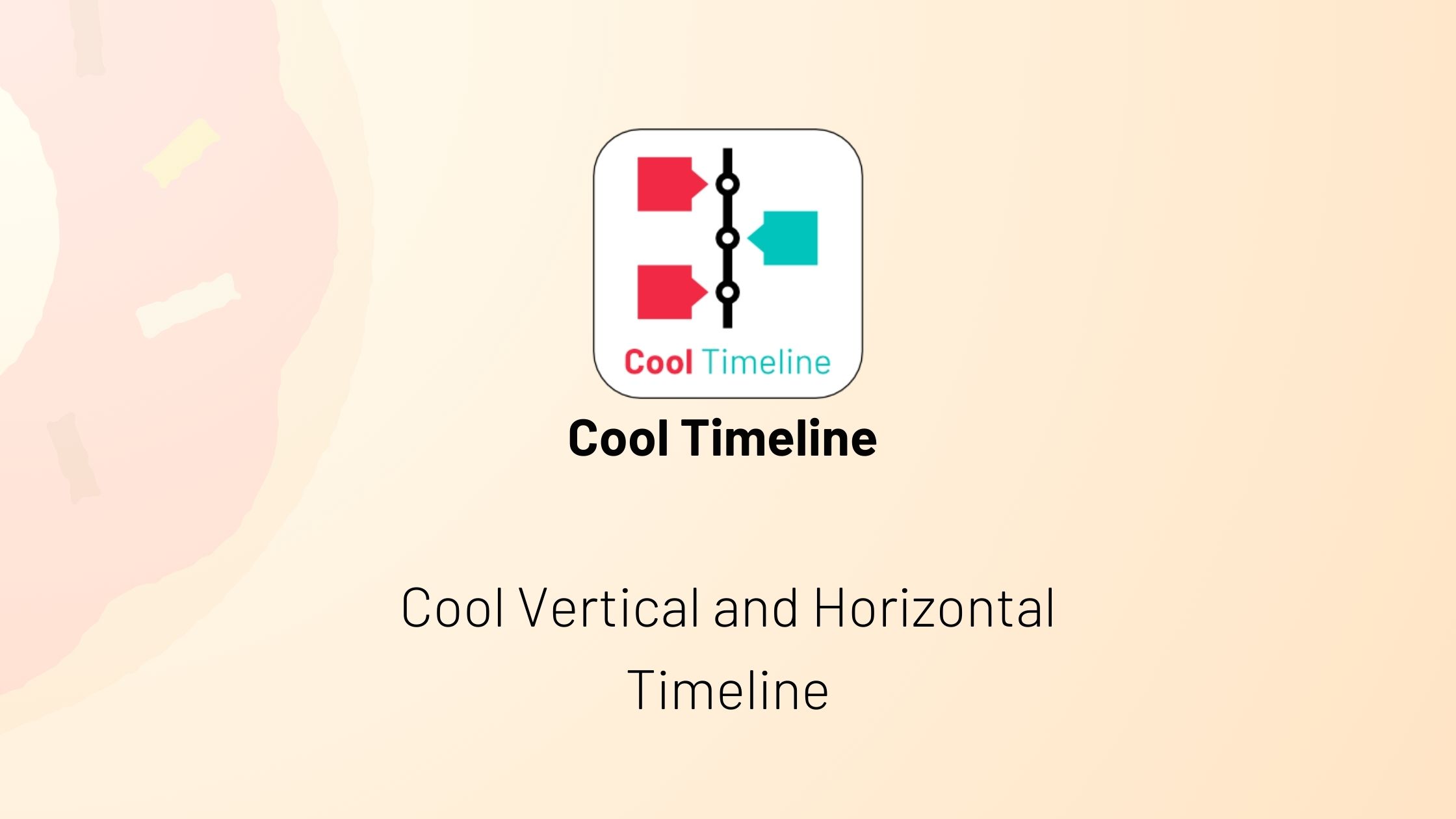 Cool vertical & horizontal timeline layouts