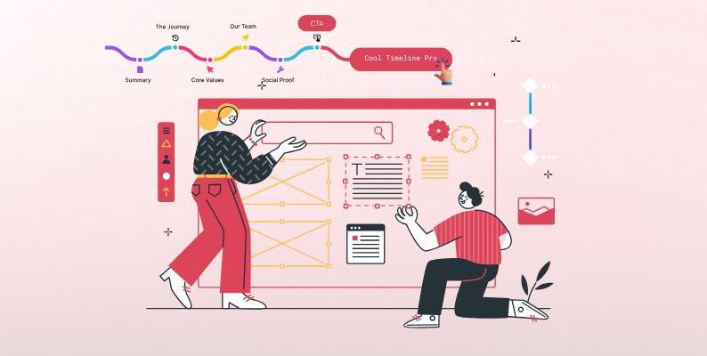 Display timeline stories