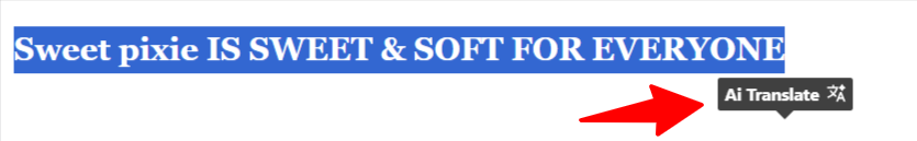 inline translation
