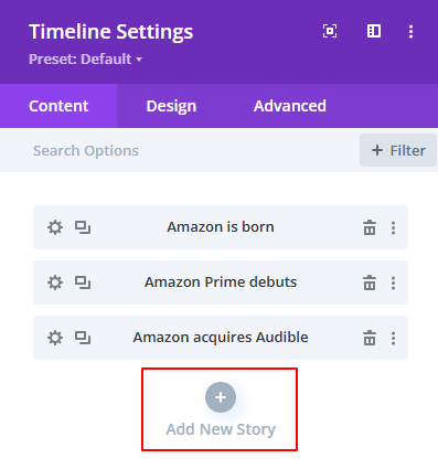 add new story module