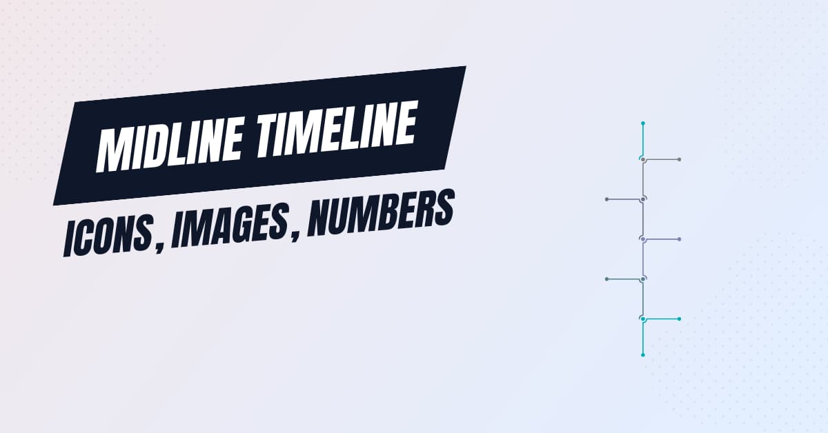 Add Icons or Images on Timeline Mid-Line in Elementor