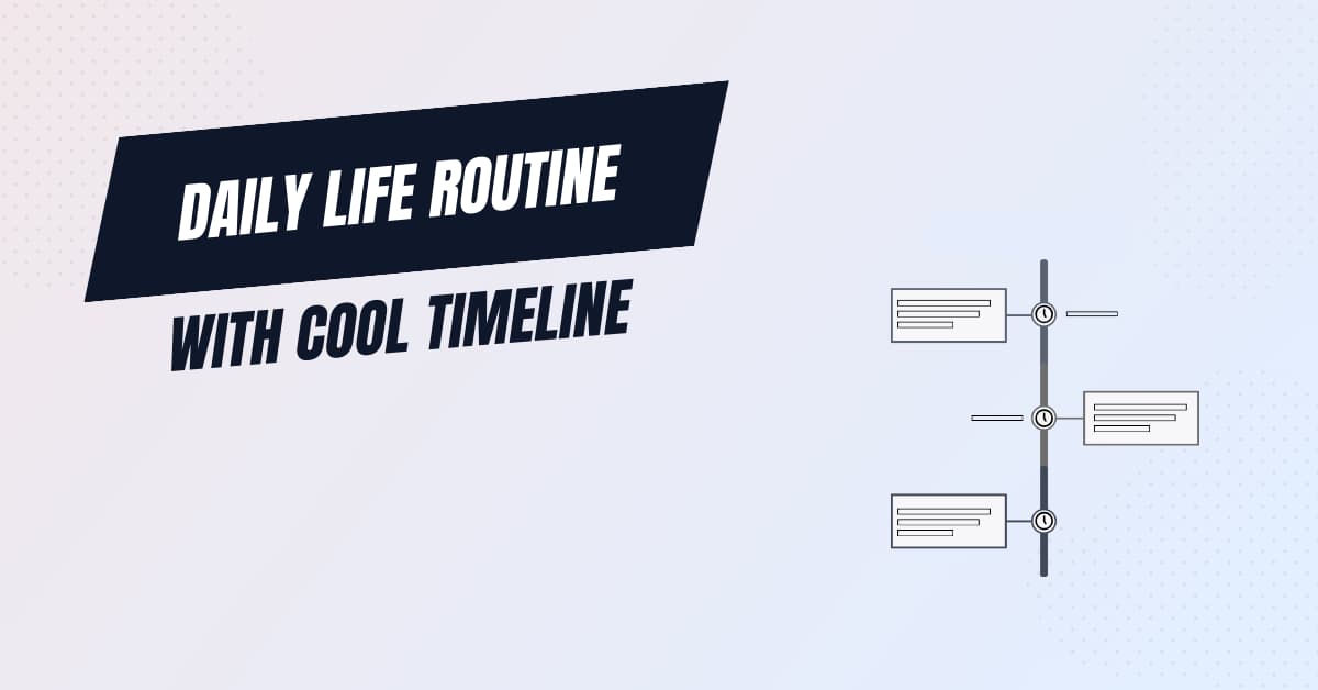 Daily Routine Timeline Demo – Timeline Widget Pro