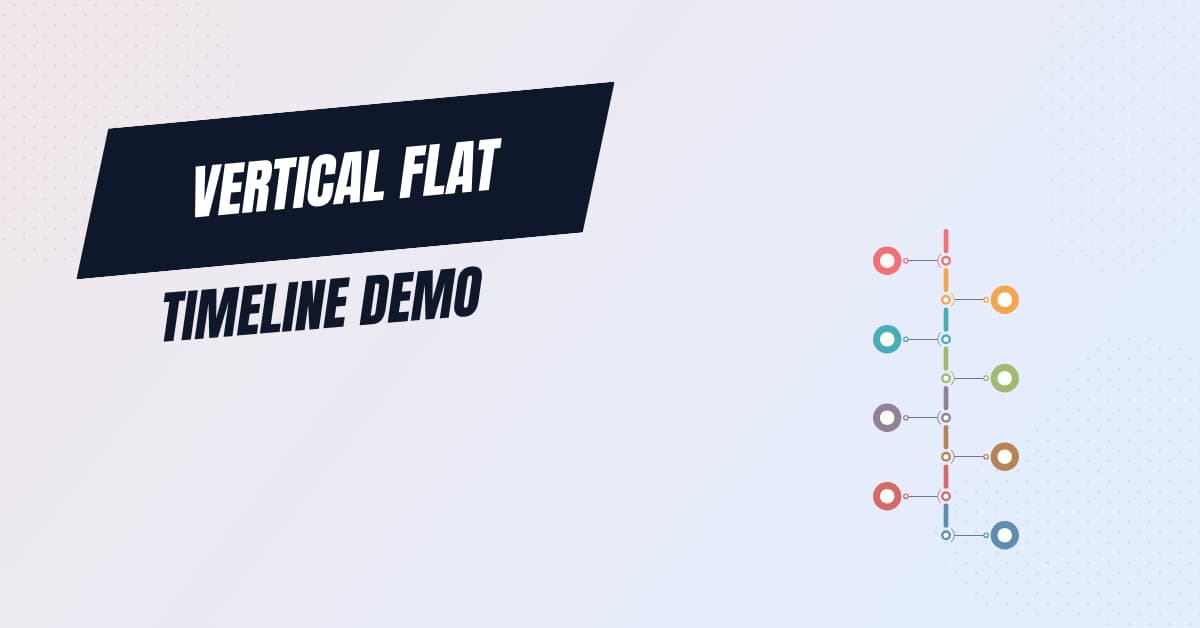 Tvertical Timeline Flat Vertical Timeline Demo – Cool Timeline Pro